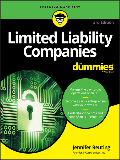 Title details for Limited Liability Companies For Dummies by Jennifer Reuting - Available